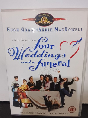Four Weddings and a Funeral DVD used with Greek subtitles
