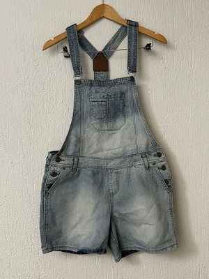 Multiblue denim jumpsuit like new, size 38, blue