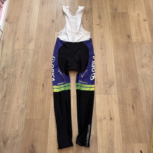 Orica Scott Pro Cycling Team Bib Tights Long Padded Pants XXL like new
