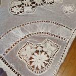 Handmade antique tablecloth like new