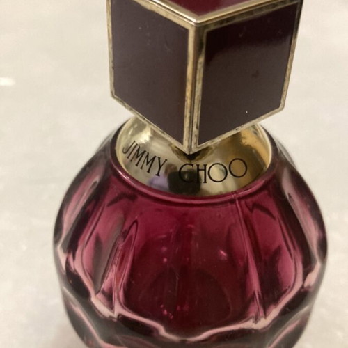 Jimmy Choo perfume bottle used, empty