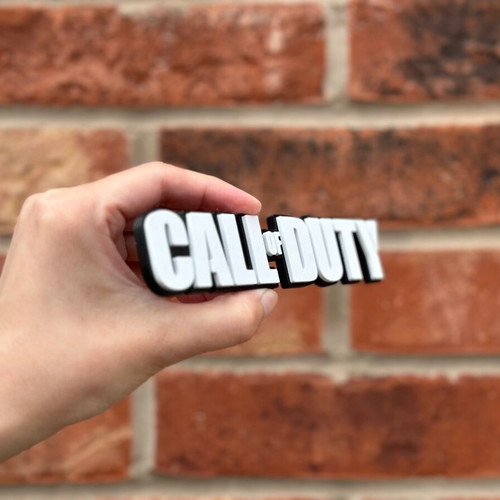 Call of Duty 3D printed logo new, made with PLA