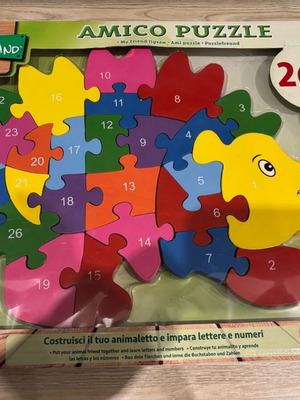 Legnoland Amico Puzzle wooden hedgehog used