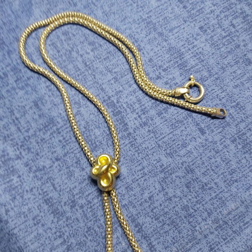 Folli Follie women's necklace silver with gold used