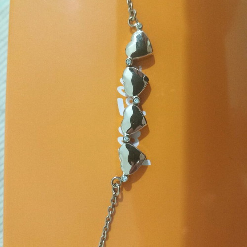Folli Follie pendant pink gold like new with hearts, 2 wearing styles