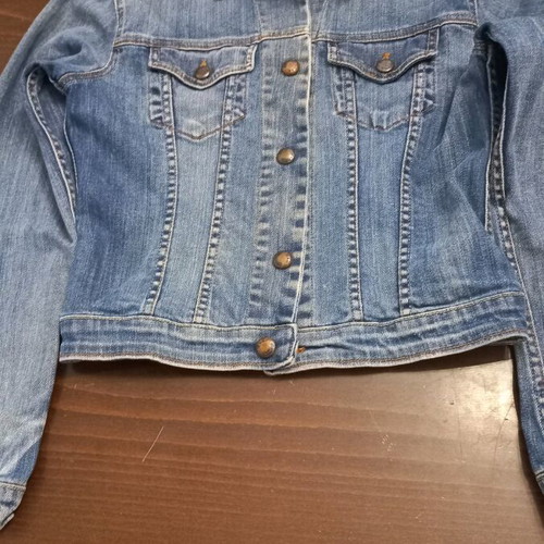 Denim jackets used, set of 2, blue