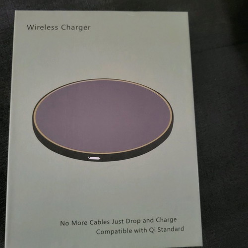Wireless charger mobile charging base black new