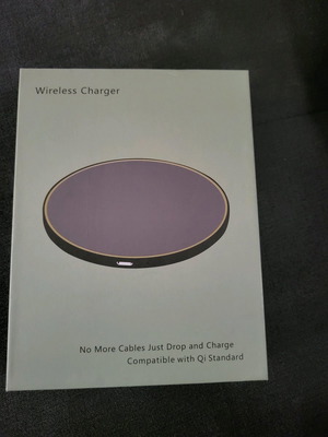 Wireless charger mobile charging base black new