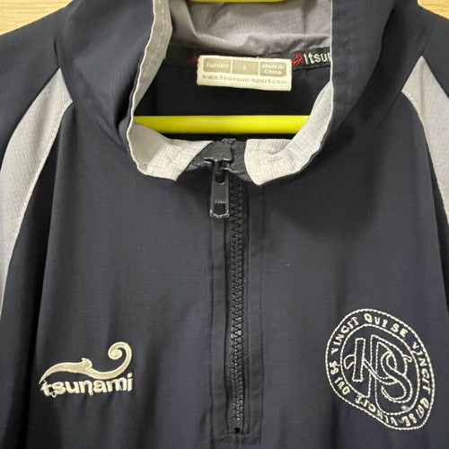Windbreaker with zipper for boys new, gray and blue