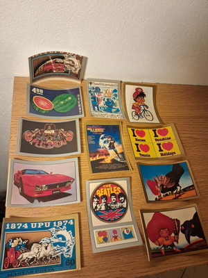Vintage Carousel stickers pack of 12 like new from the 1980s