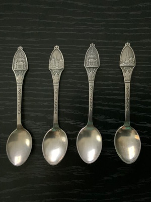 Vintage silver plated spoon set of 6 KOBENHAVN by Cohr Denmark like new