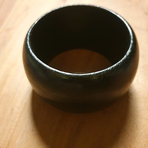 Wooden bracelet black like new without wear