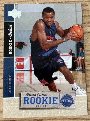 Κάρτα Alex Acker Detroit Pistons Rookie Upper Deck 2005-06 Ολυμπιακος