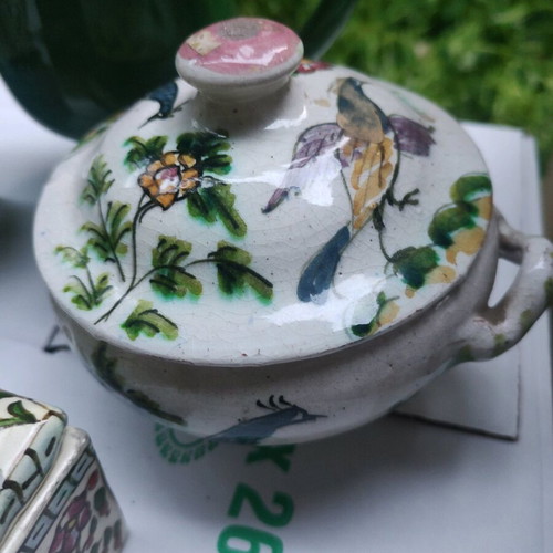 Ceramic vases used from Isnik, Kütahya and Çanakkale, set of 3