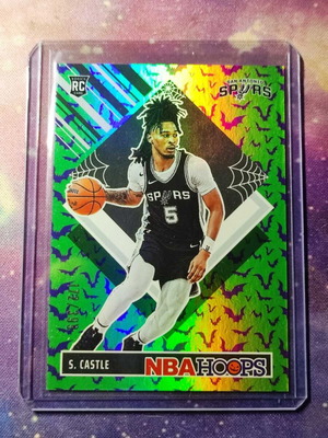 Stephon Castle Holo Bats Rookie card like new, Panini Haunted Hoops 2024-25