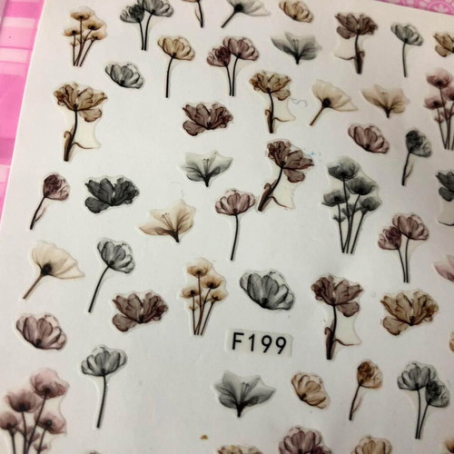 3D Nail Stickers like new
