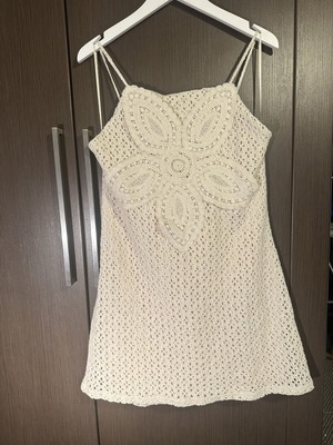 Croshet beige dress Mango new season, size XL