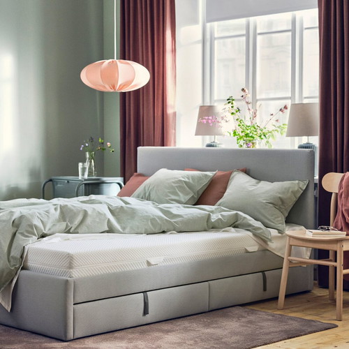 IKEA ÅBYGDA firm foam mattress with memory foam 140x200 cm