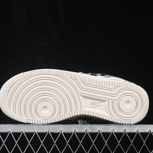 Nike Air Force 1 Foggy Pearl Premium Handmade Customized Sneakers New