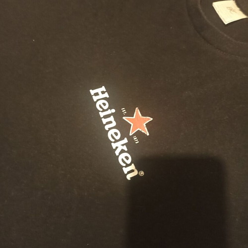 Heineken t-shirt black like new, size L