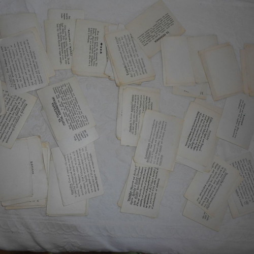 Stickers used 90 ''Herbs, fruits and nuts'' school set 50s-60s