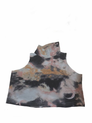 Cropped top ζιβάγκο πολύχρωμο σαν καινούργιο