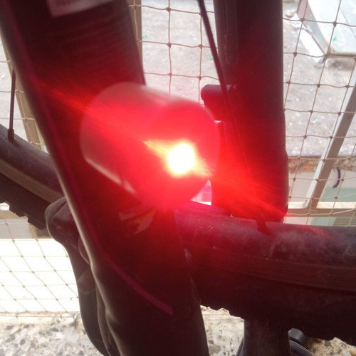 Palomar Lucetta magnetic bike lights set white and red with extra bases
