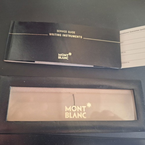 Montblanc StarWalker case like new, original box for Midnight Black Resin Ballpoint