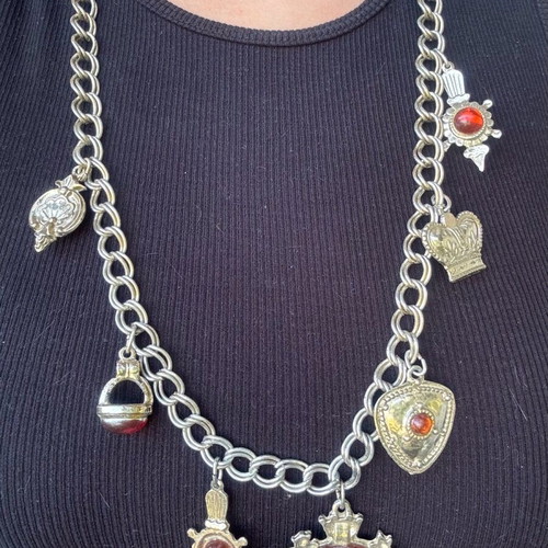 Vintage gothic necklace used