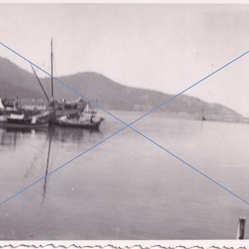 Thasos Limenas 1959 photo used, 6x9cm