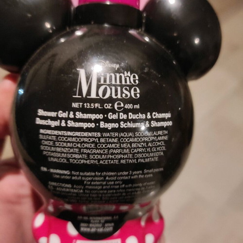Disney Original Minnie Gel & Shampoo 2D New