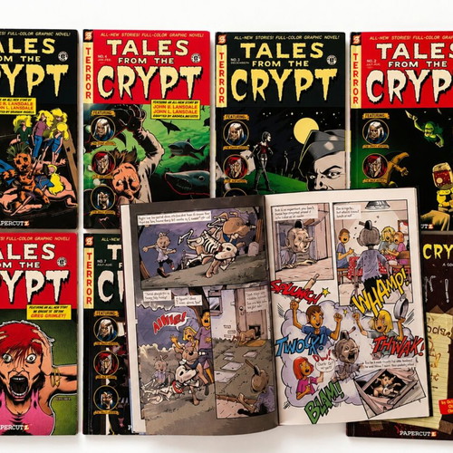 Tales from the Crypt Papercutz hardcover graphic novels like new, set of 8