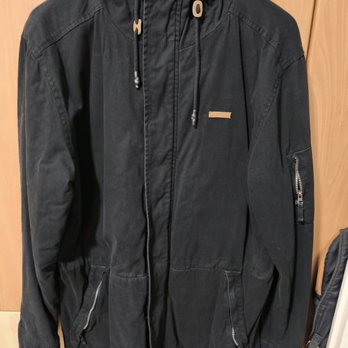 Basehit jacket used, black, size XL with hood