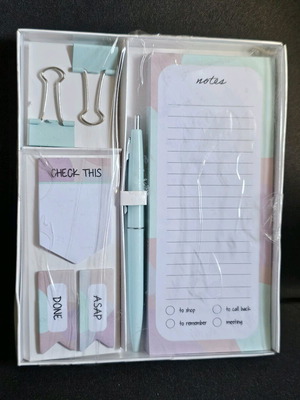 School note set new, pastel colors