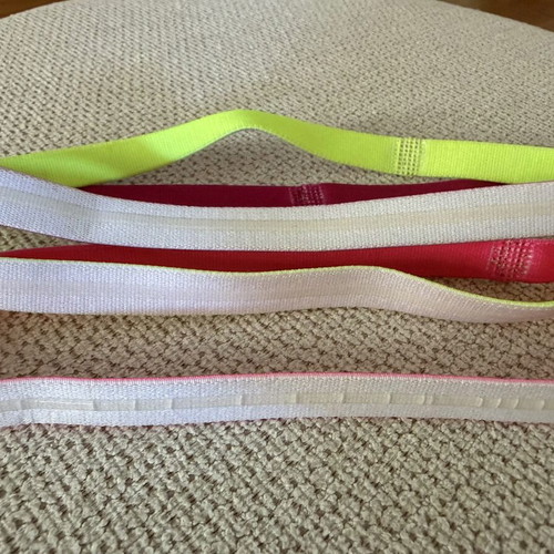 Nike sports hairbands set of 3 like new, multicolor