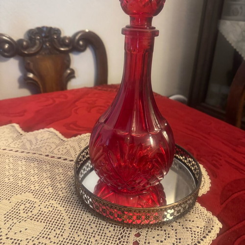 Vintage red carafe new