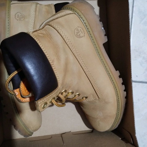 Lumberjack boots size 42 used, beige