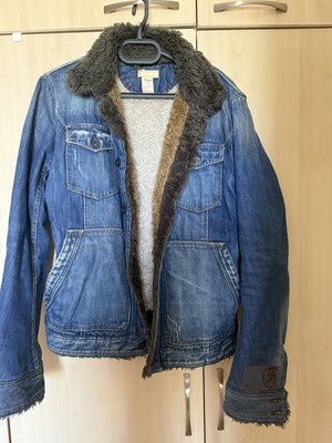 Diesel vintage denim jacket unisex medium used, blue