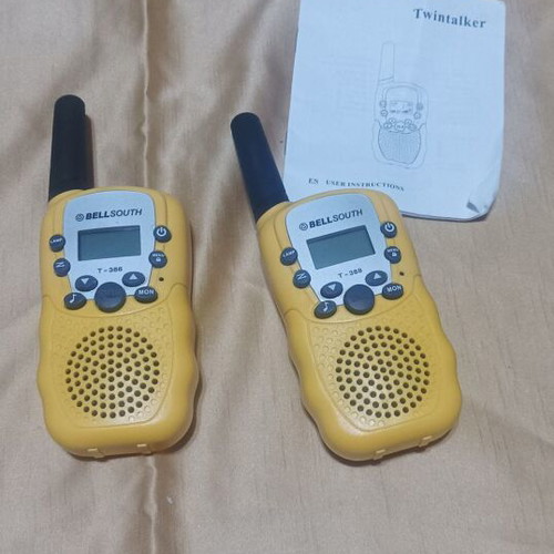 Wireless Intercom T-388 Set of 2 Like New with Built-in Light