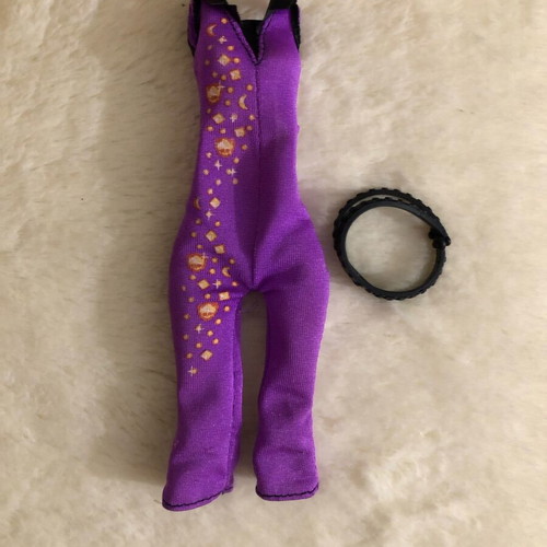 Clawdeen Wolf jumpsuit and belt Monster High used