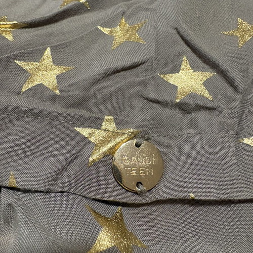 Gaudi Teen Shorts used, size 7, gray and gold