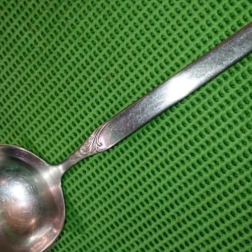 Solingen cutlery set used with 1 ladle, 7 spoons, 7 knives, 8 forks and 4 small spoons