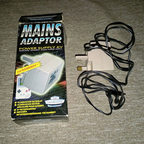 Gamester Mains Adaptor Power Supply 6V for Nintendo Game Boy, vintage