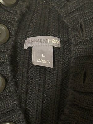 H&M Ανδρικό Πλεκτό Πουλόβερ Large