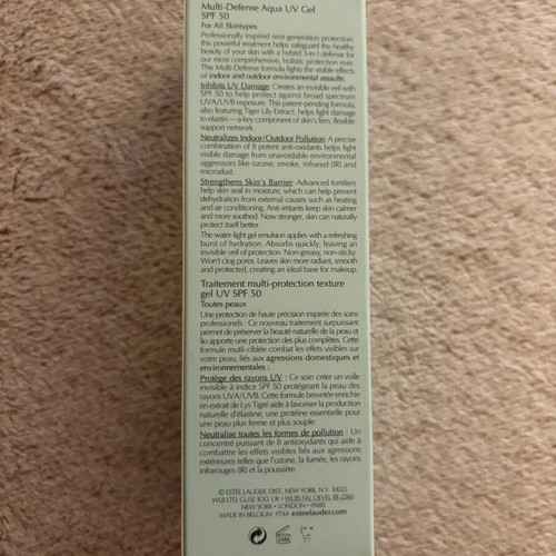 Estée Lauder Perfectionist Pro Multi-Defense Aqua UV Gel SPF 50 new, 30ml