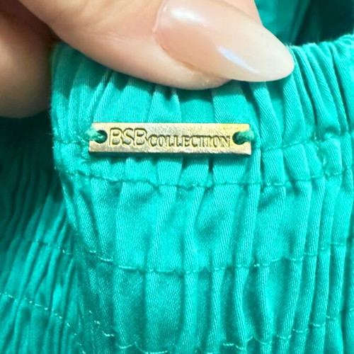 BSB green dress used, gabardine size 42