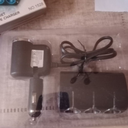 Usb and car cigarette charger new