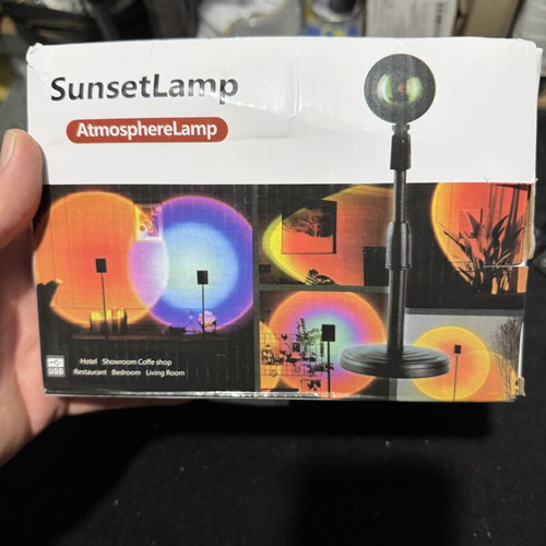 Sunset Lamp RGB atmosphere lamp with remote and base