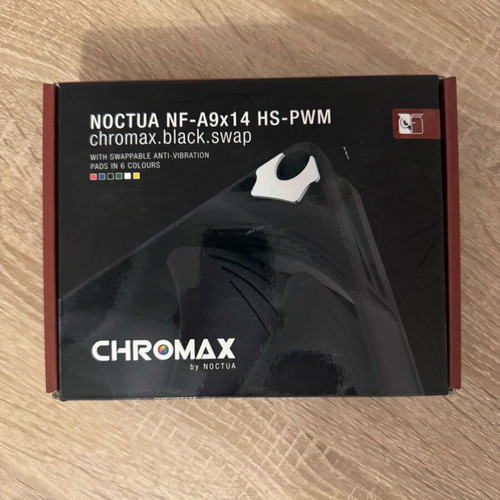Noctua NF-A9x14 HS-PWM chromax.black.swap fan like new, 92mm