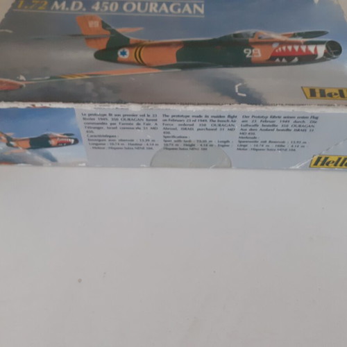 1.72 M.D. 450 Ouragan model kit Heller new